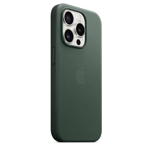 Capa Apple em tecido FineWoven com MagSafe para iPhone 15 Pro- Verde Perene Online Sale