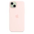 Capa Silicone Apple com MagSafe para iPhone 15 Plus - Rosa Claro Online now