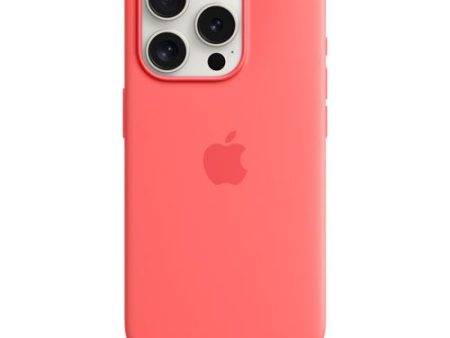 Capa Silicone Apple com MagSafe para iPhone 15 Pro - Goiaba Online