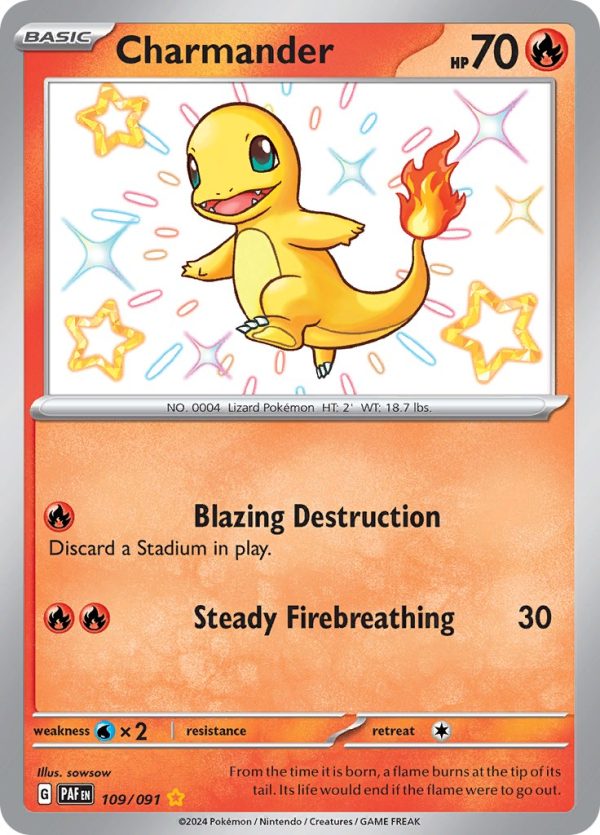 Charmander (109 091) [Scarlet & Violet: Paldean Fates] Cheap