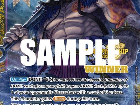 Kaido (CS 2023 Trophy Card) [Winner] [One Piece Promotion Cards] For Sale