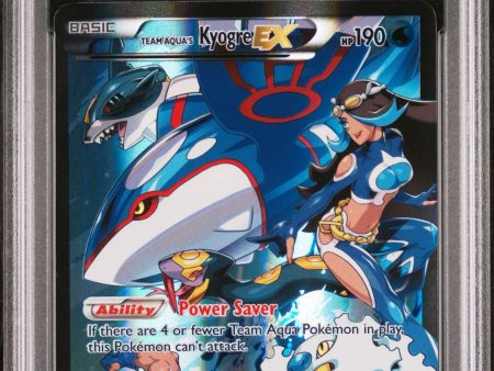 TM.Aqua s Kyogre EX 6 34  Double Crisis PSA 8 85100032 Supply