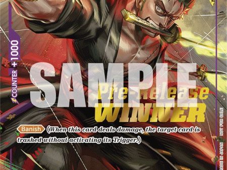 Roronoa Zoro (OP-06 Pre-Release Tournament) [Winner] [One Piece Promotion Cards] For Sale