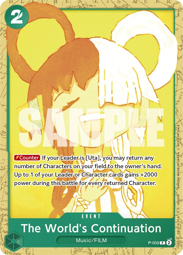 The World s Continuation (Starter Deck 11: Uta Deck Battle) [One Piece Promotion Cards] Supply