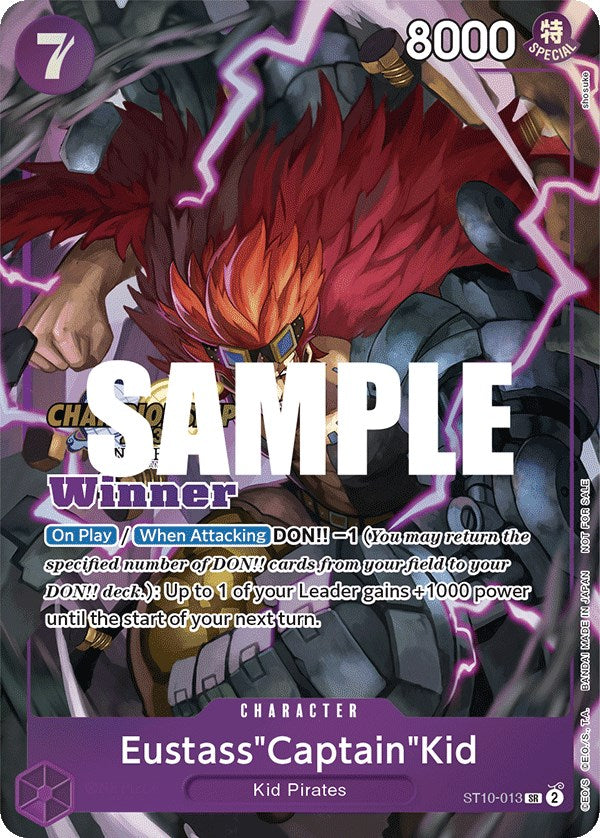 Eustass Captain Kid (CS 2023 Top Players Pack) [Winner] [One Piece Promotion Cards] For Discount