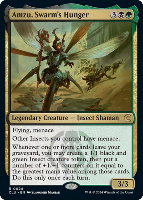 Amzu, Swarm s Hunger [Ravnica: Clue Edition] Supply