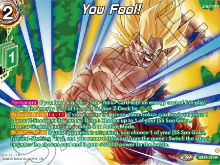 You Fool! (Collector Booster) (BT24-061) [Beyond Generations] Online Sale