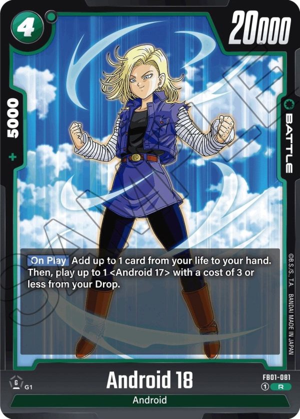 Android 18 (FB01-081) [Awakened Pulse] Online Hot Sale