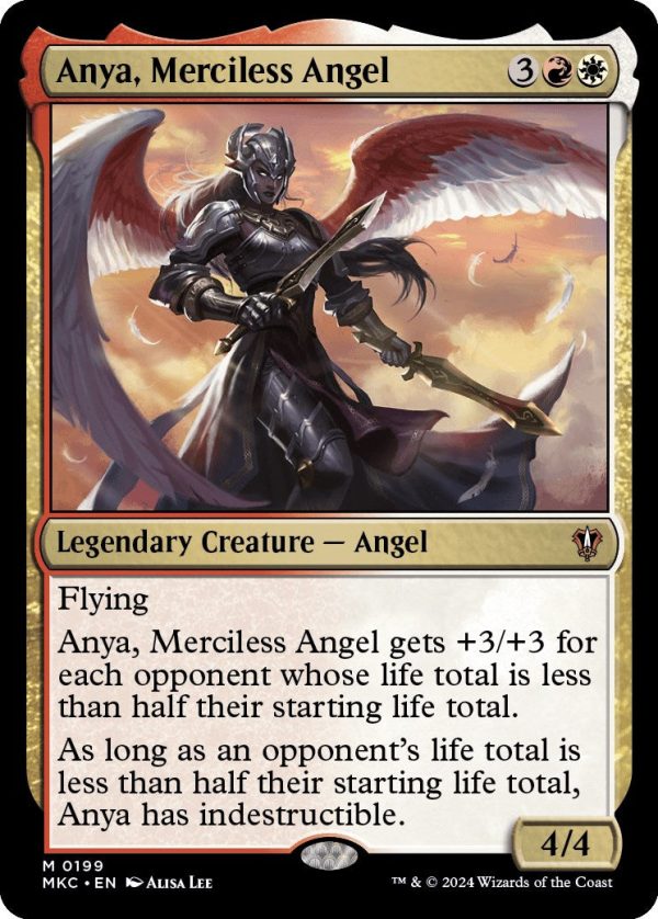 Anya, Merciless Angel [Murders at Karlov Manor Commander] For Sale