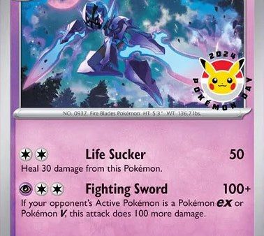 Ceruledge (040 091) (Pokemon Day 2024)(Cosmos Holo) [Scarlet & Violet: Black Star Promos] Fashion