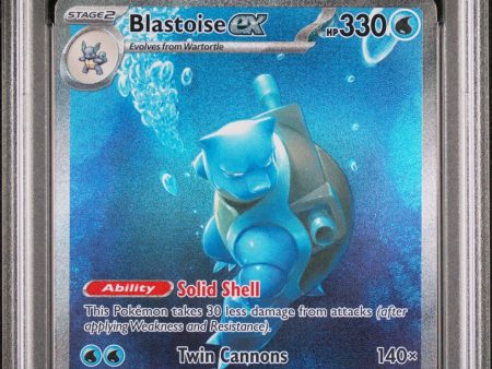 Blastoise ex 200 165 151 Special Illustration Rare PSA 9 84934503 Fashion