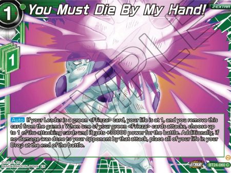 You Must Die By My Hand! (BT24-060) [Beyond Generations] Online