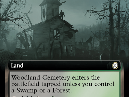 Woodland Cemetery (Extended Art) (Surge Foil) [Fallout] Sale