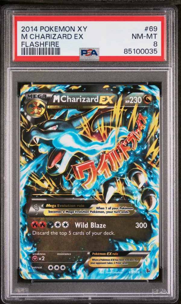 M Charizard EX 69 106 Flashfire PSA 8 85100035 on Sale