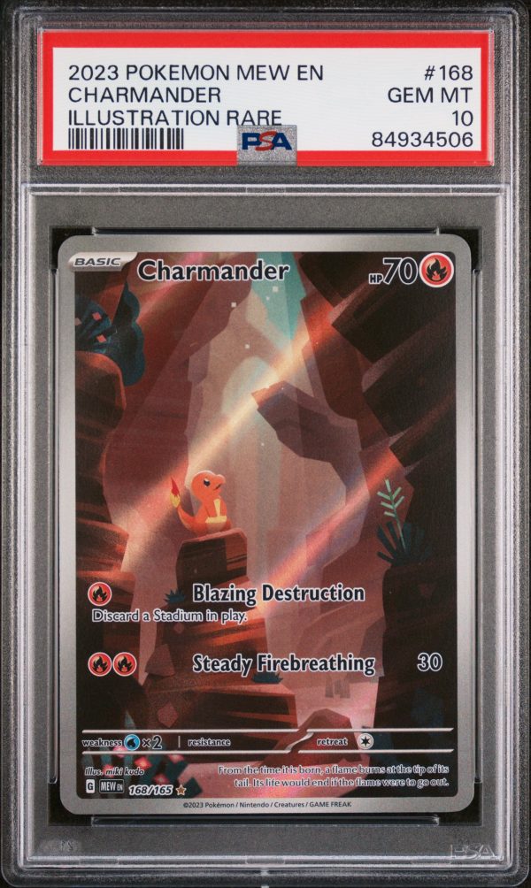 Charmander 168 165 151 Illustration Rare PSA 10 84934506 Online