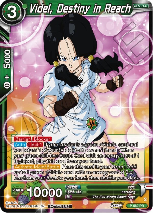 Videl, Destiny in Reach (Zenkai Series Tournament Pack Vol.7) (P-580) [Tournament Promotion Cards] For Cheap