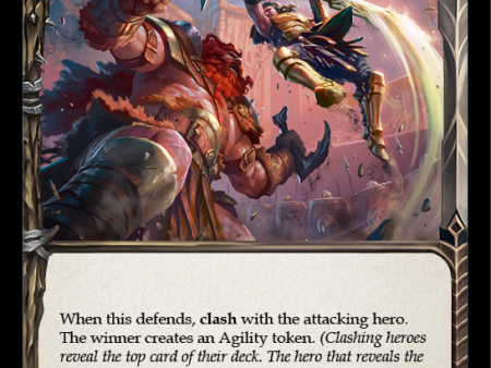 Clash of Agility (Blue) [HVY159] (Heavy Hitters)  Rainbow Foil Cheap