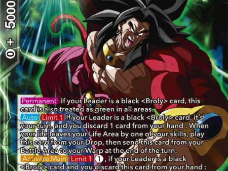 SS4 Broly, Provoking Attack (Zenkai Series Tournament Pack Vol.7) (P-586) [Tournament Promotion Cards] on Sale