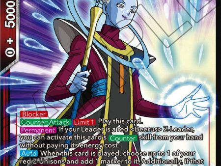 Whis, Toying With a God of Destruction (Zenkai Series Tournament Pack Vol.7) (P-574) [Tournament Promotion Cards] Discount